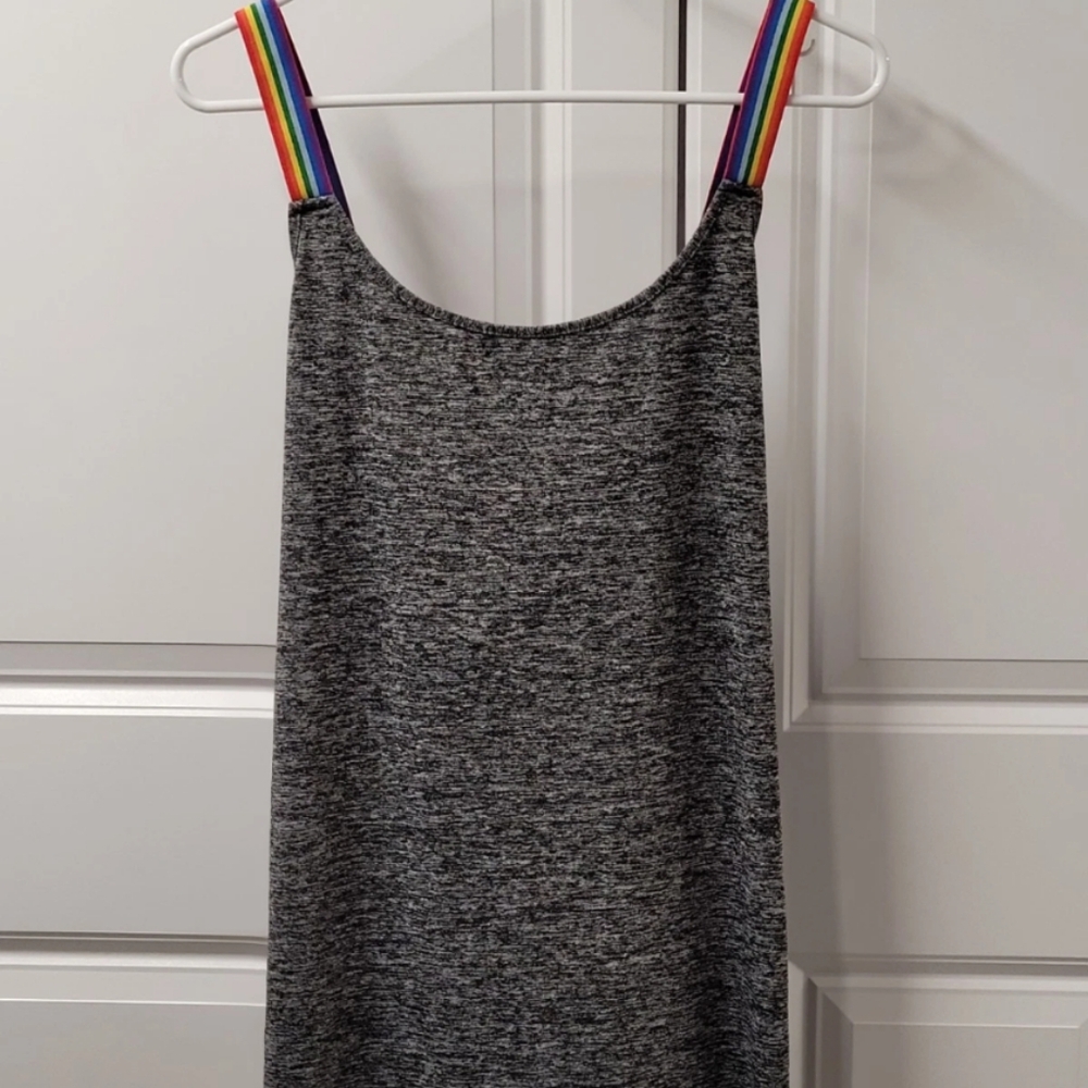 Shein Curve Tank Top Women's Size: 3XL Rainbow Plus Size